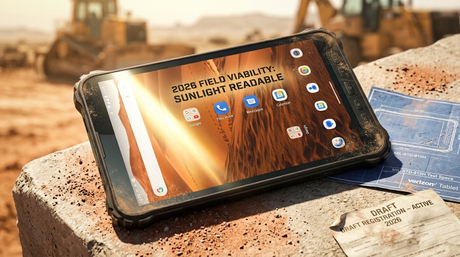 Aozora K8 日光下で読み取り可能なタブレットが、テキサスの直射日光で使用されています。jpg