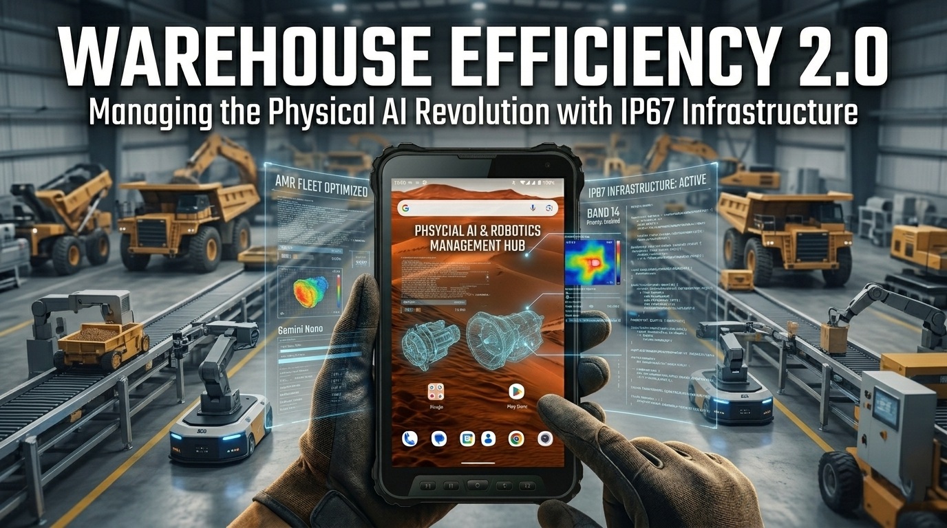 كفاءة المستودعات 2.0: إدارة الذكاء الاصطناعي المادي باستخدام تقنية IP67