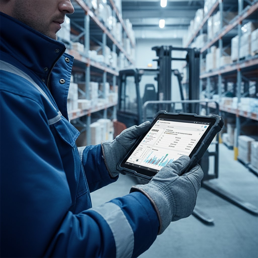 Cinco formas en que las tabletas resistentes est&aacute;n revolucionando la log&iacute;stica de almacenamiento en fr&iacute;o en 2026