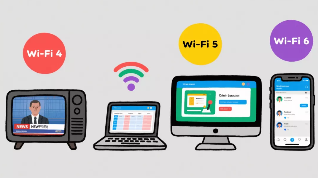WiFi 4 vs WiFi 5 vs WiFi 6 - Fark Nedir?