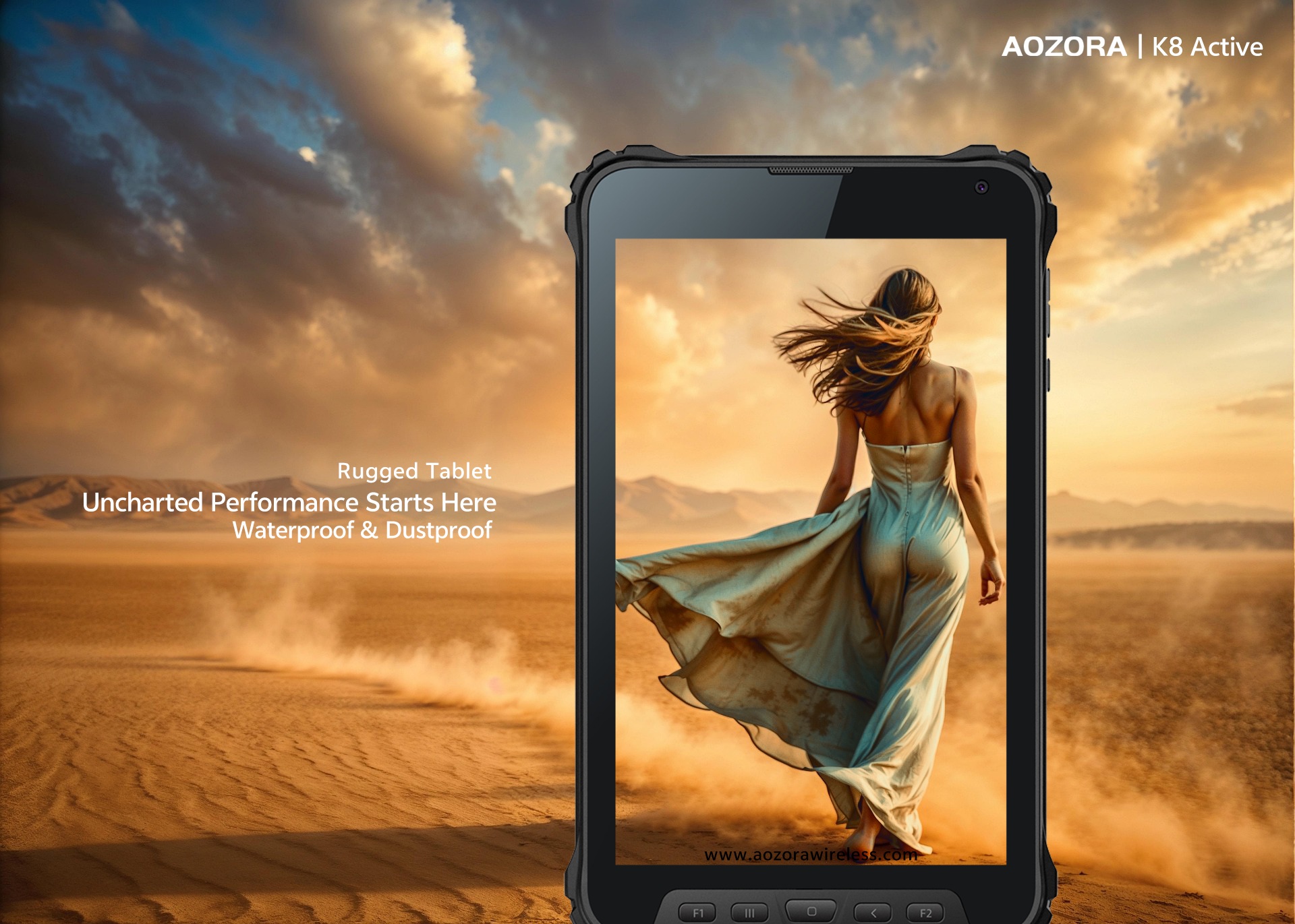 Революция защищенных планшетов: AOZORA K8 Active доминирует в экспедициях по пустыне