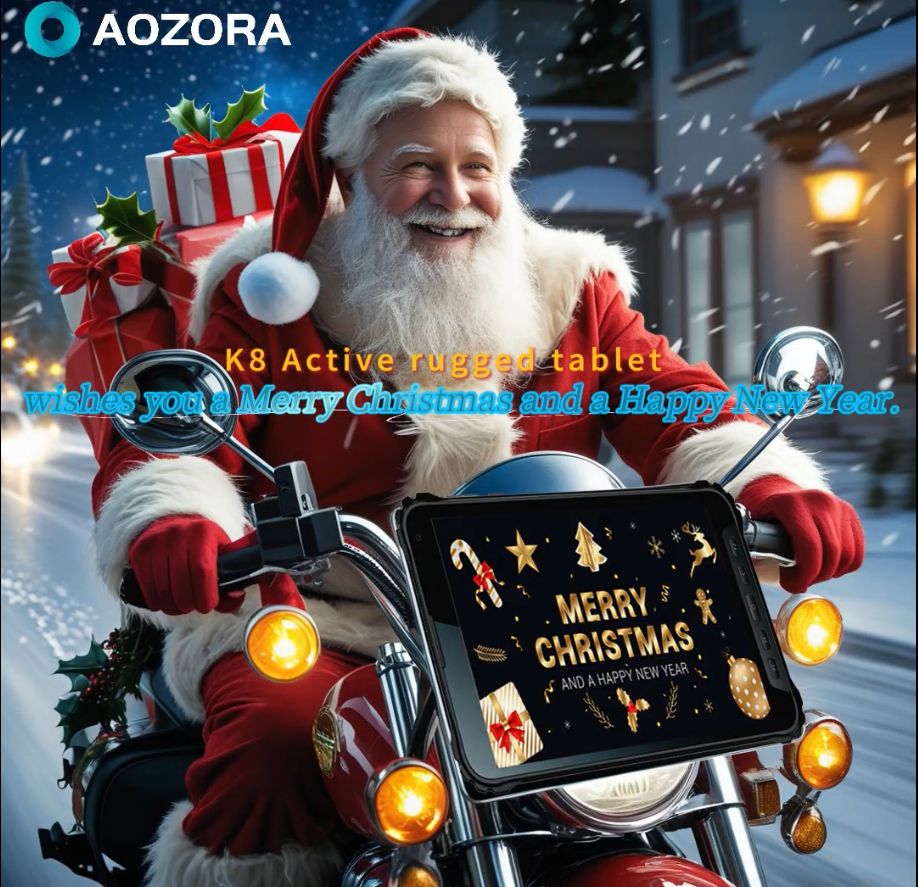 AOZORA의 Qualcomm 기반 Android Rugged 태블릿에서 즐거운 크리스마스를 보내시기 바랍니다!