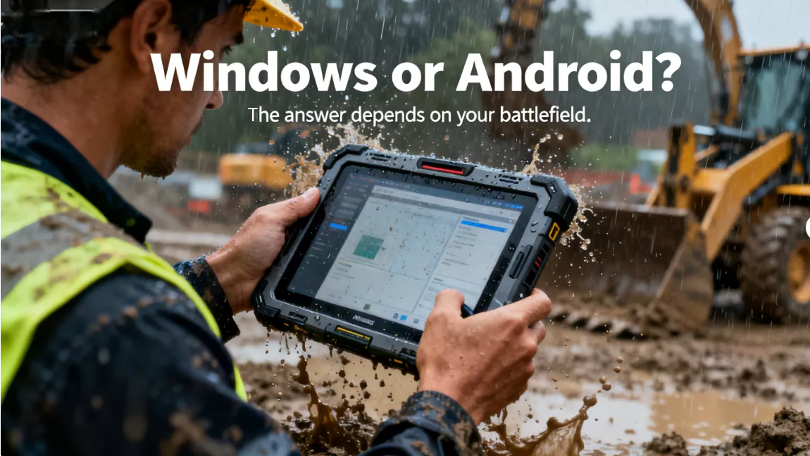 Windows versus Android: c&oacute;mo elegir el sistema operativo adecuado para su tableta robusta