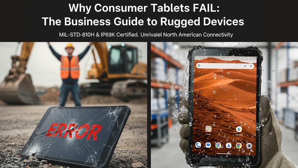 消費者向けタブレットが失敗する理由: 産業用の頑丈なタブレットを選択するための 2026 年のビジネス ガイド