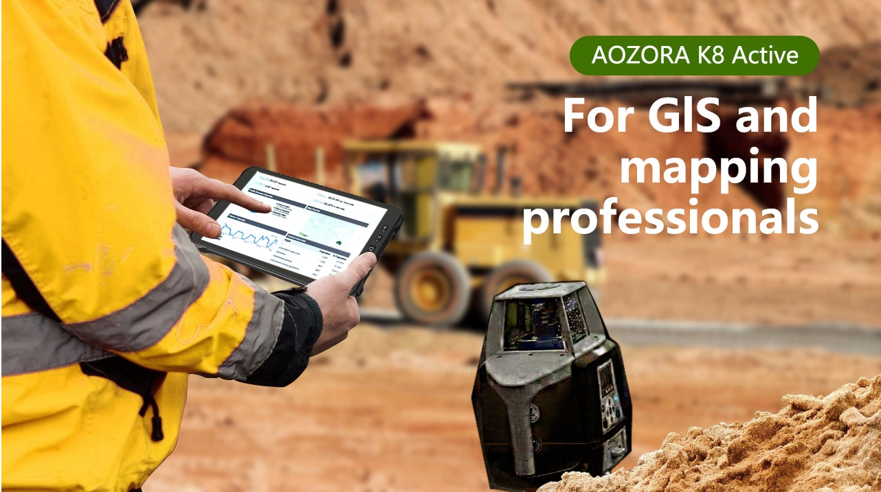 Aozora Wireless K8 Active: แท็บเล็ตที่ทนทานสำหรับการสำรวจและการทำแผนที่