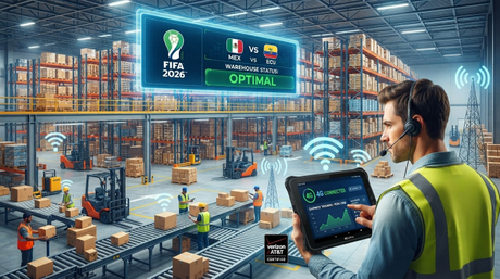 ພະນັກງານພາກສະໜາມໃຊ້ K8 Active rugged tablet in a busy warehouse-1.jpg