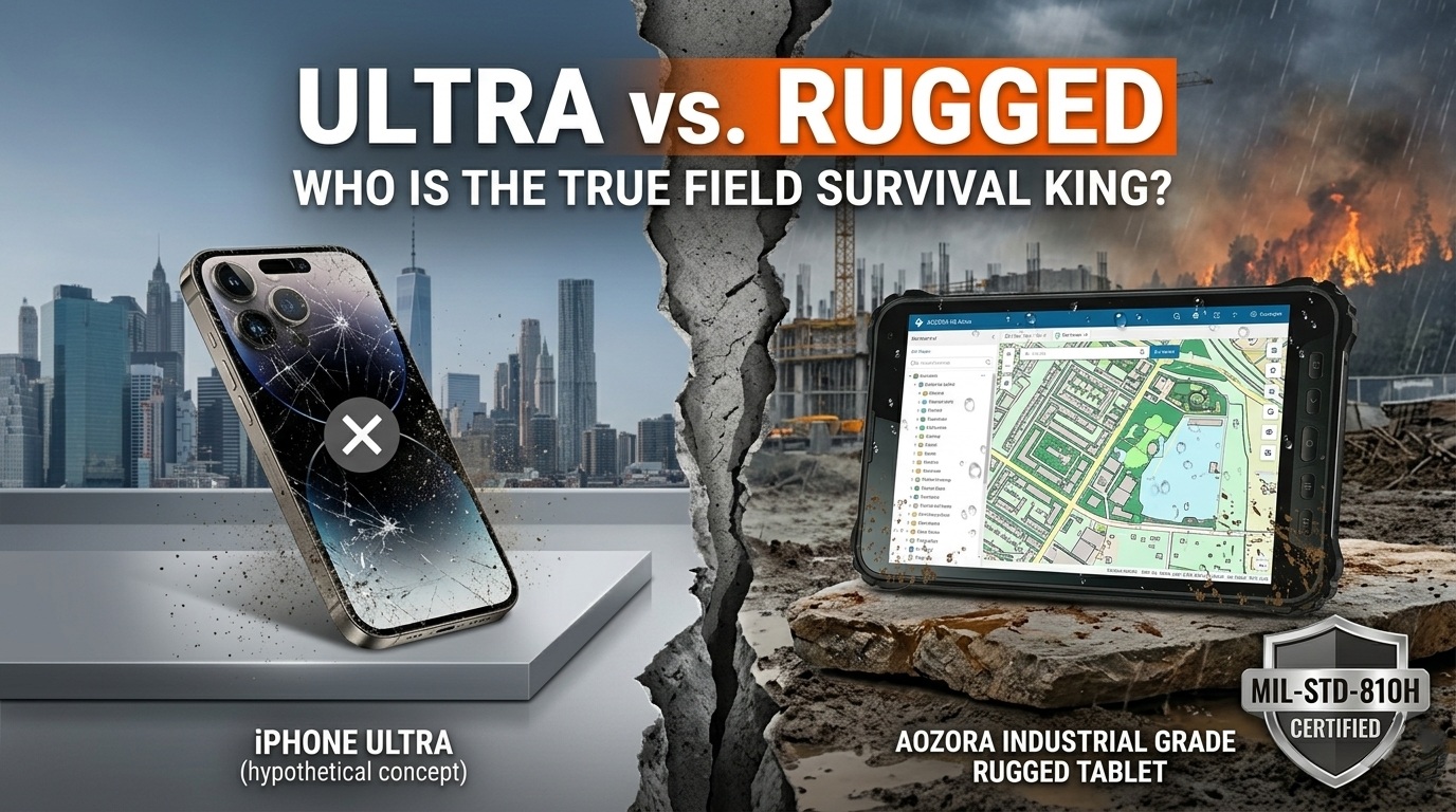 iPhone Ultra vs. Rugged 태블릿: 실제 생존의 왕?