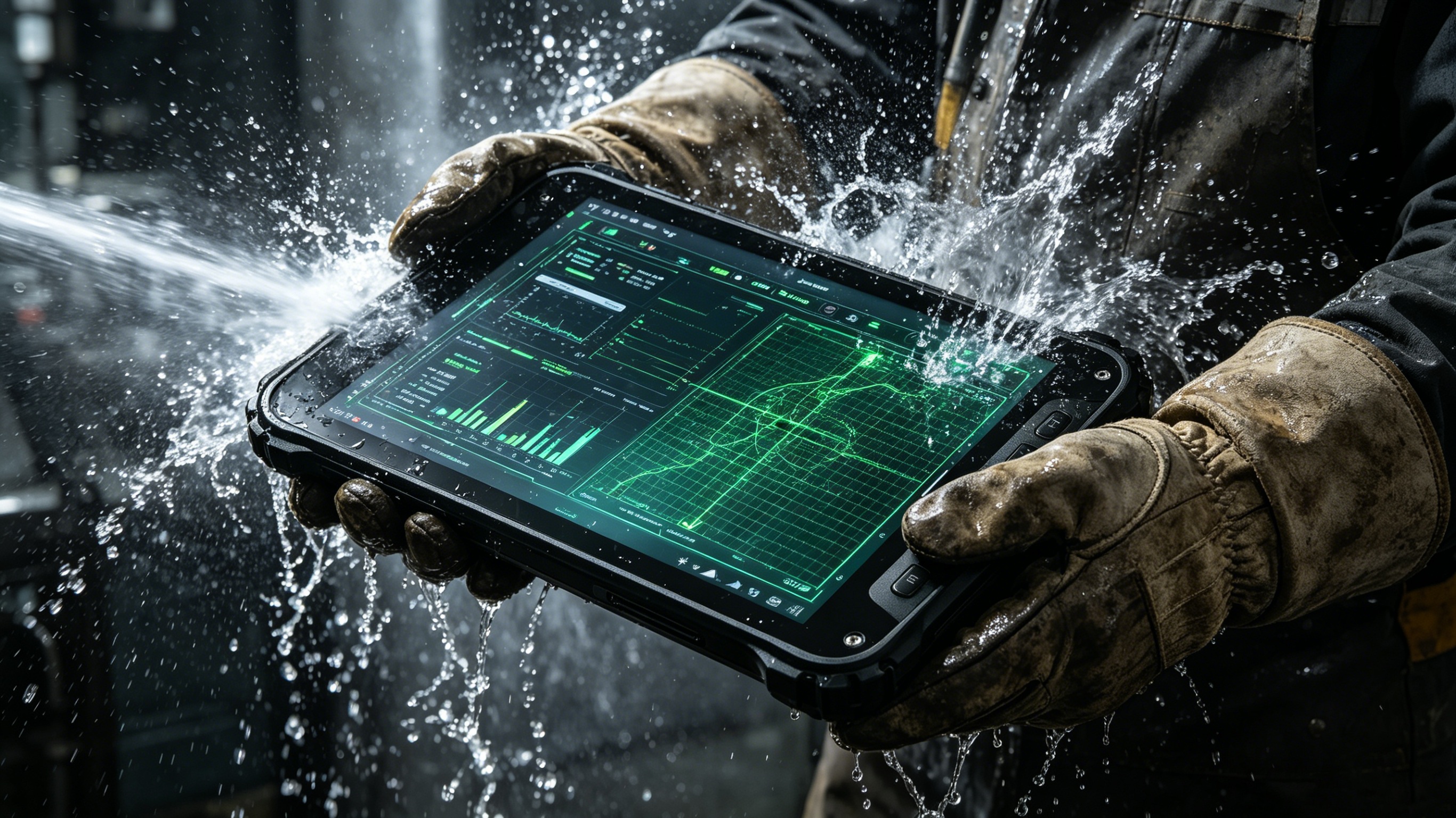 Tablet robusti IP69K: realizzati per Steam e Night Ops