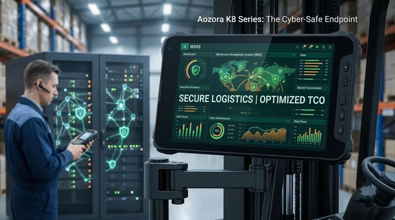 Cyberbeveiliging en TCO-optimalisatie in robuuste logistieke tablets