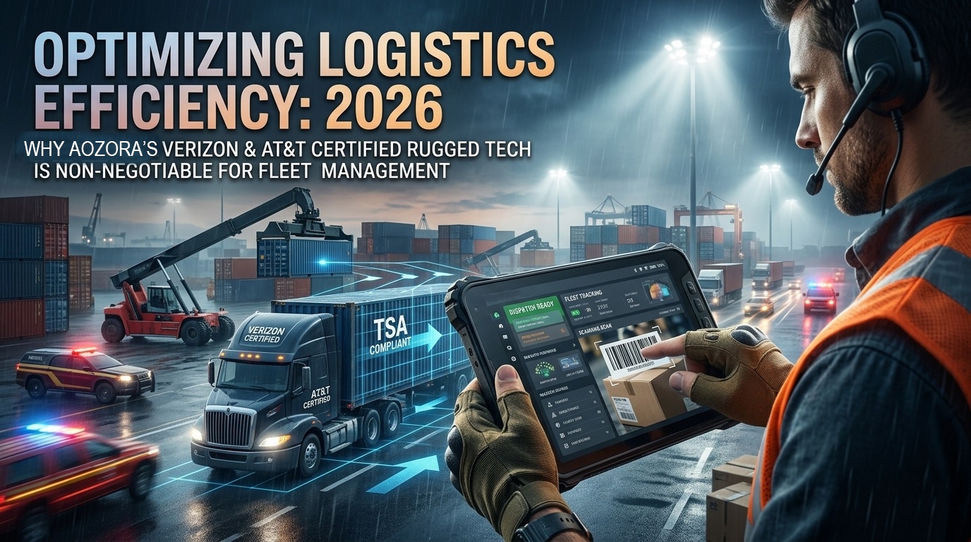 Tabletas resistentes para log&iacute;stica 2026: certificadas por Verizon y listas para la TSA