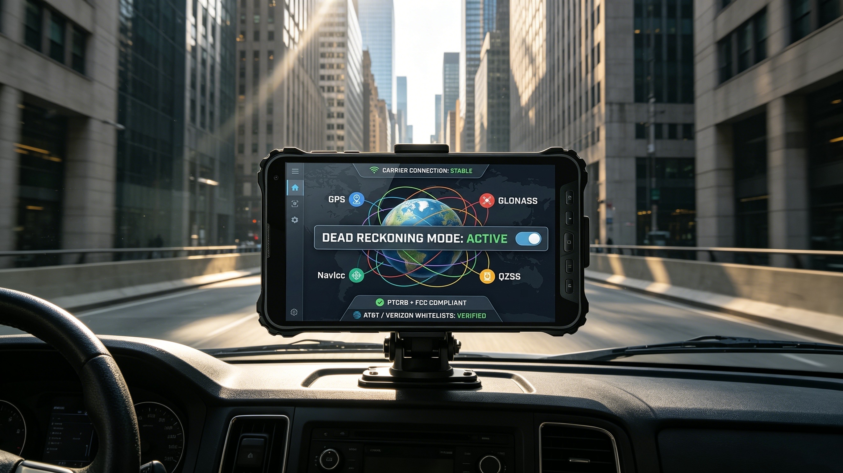 แท็บเล็ตที่ทนทานที่ผ่านการรับรองจาก AT&T: Dead Reckoning GPS