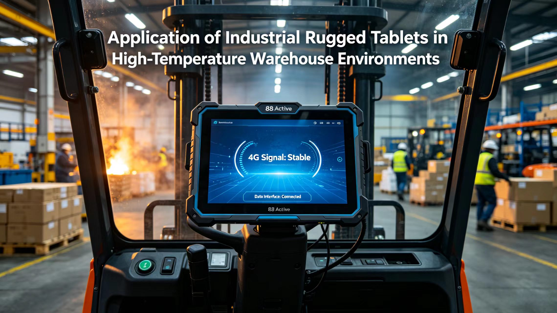 Oltre i PC Super AI: tablet robusti industriali per il riscaldamento dei magazzini