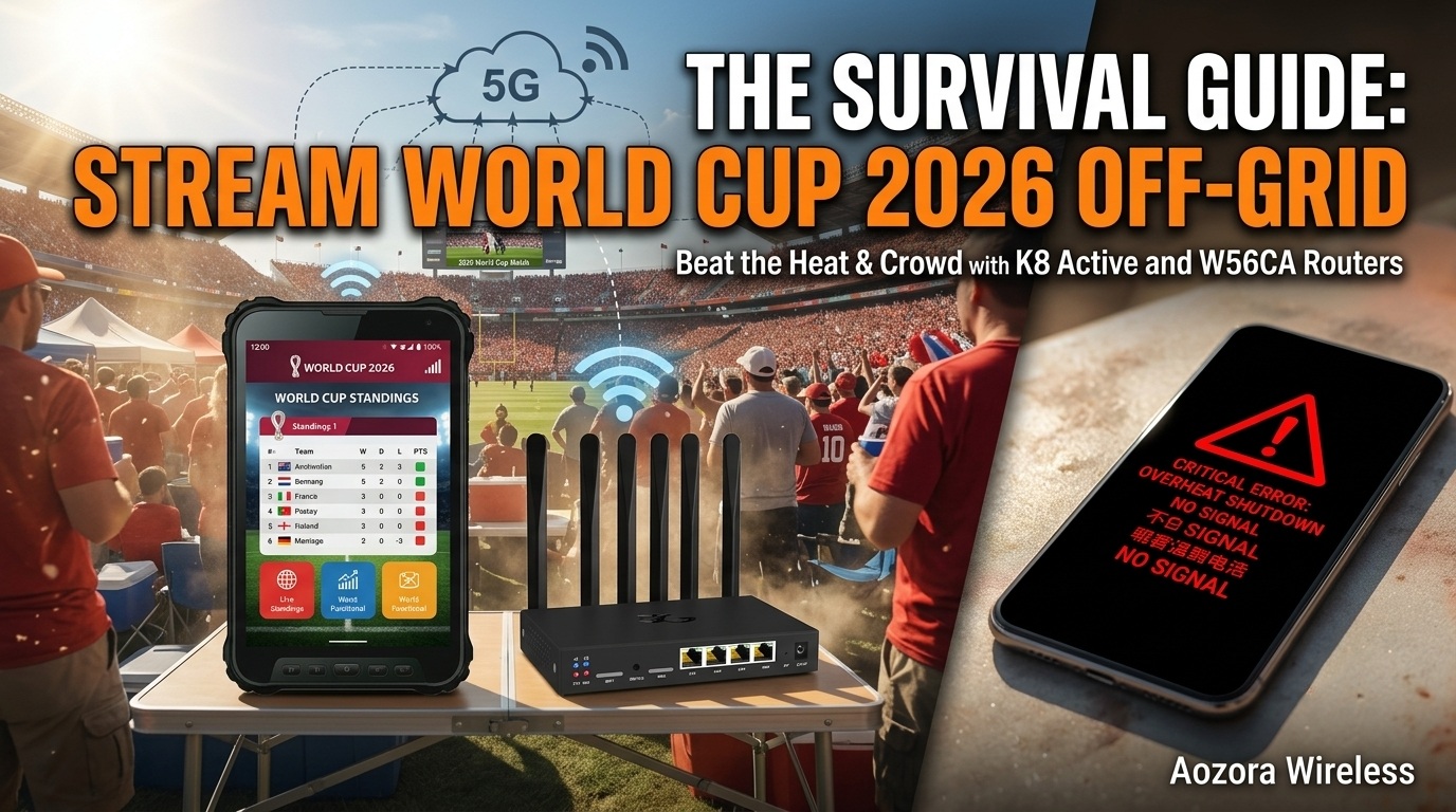 Diffusez la Coupe du monde 2026 hors r&eacute;seau&nbsp;: une technologie robuste pour les temp&eacute;ratures &eacute;lev&eacute;es