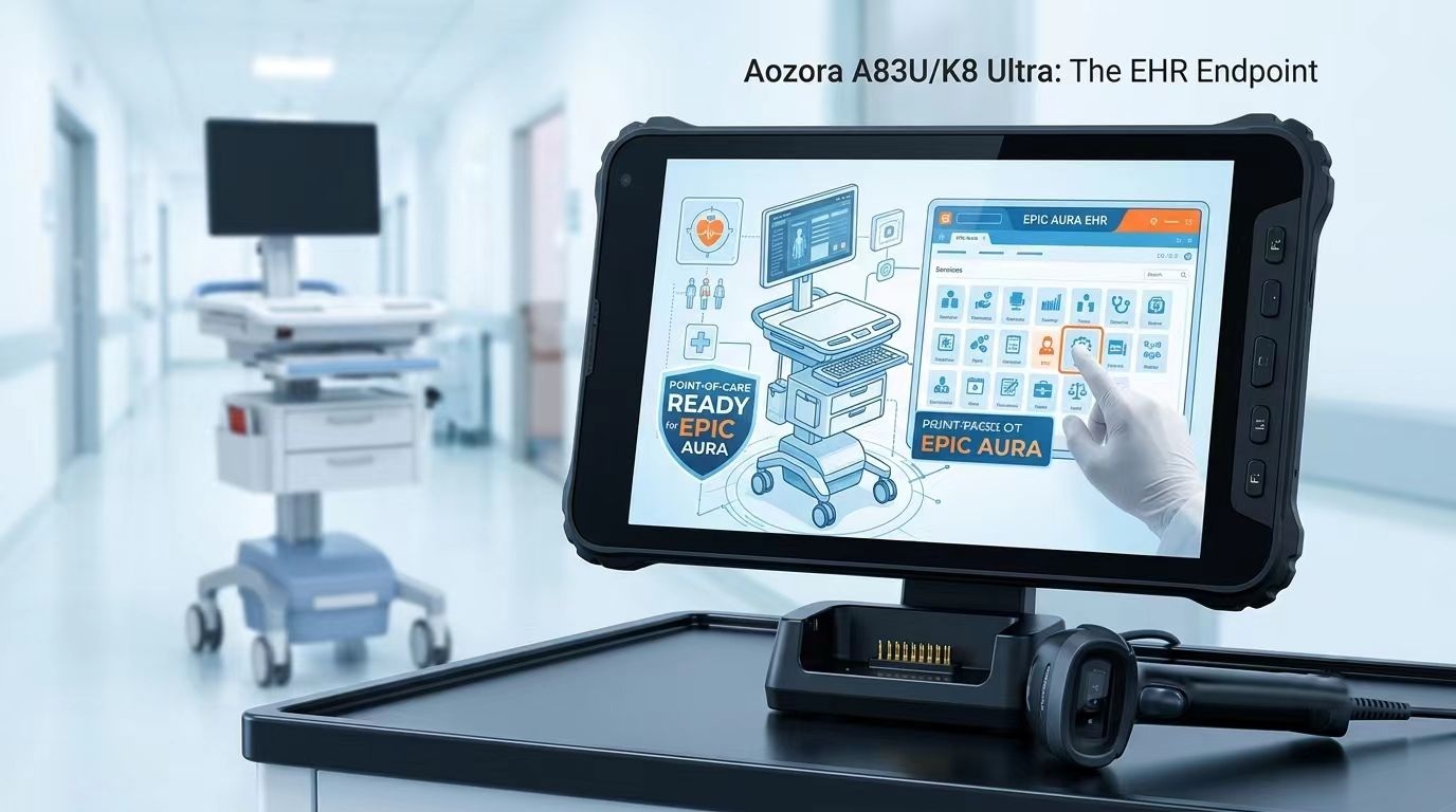 Point-of-Care robuuste Android-tablet voor Epic Aura EPD